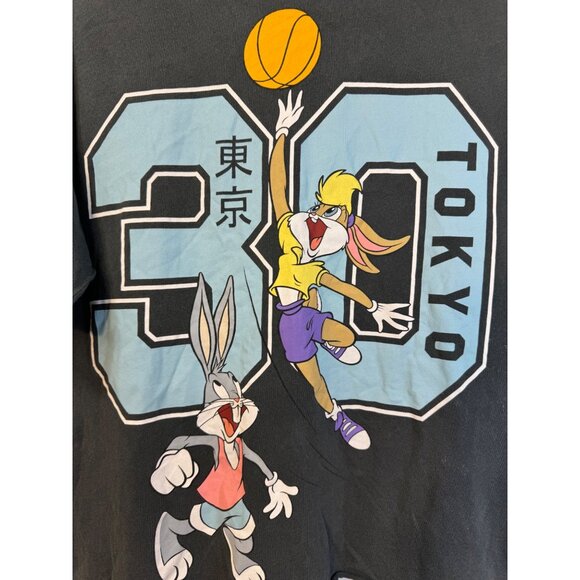 Looney Tunes Tokyo tshirt  oversized fun large graphic  bugs bunny small Tshirt - Picture 2 of 13